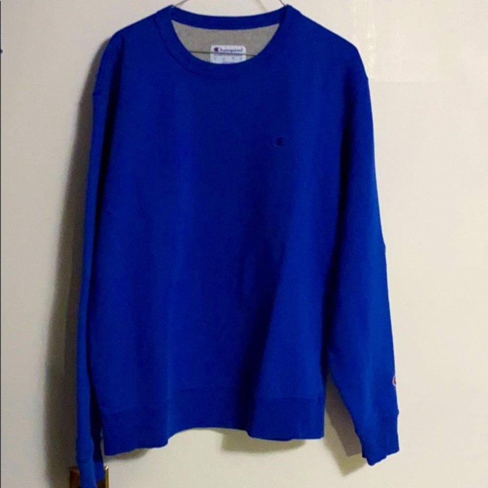 Champion crew neck sweater - blue men’s M